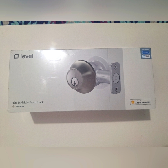 Level Touch - The Invisible Smart Lock -Nickel W/Alexa, Ring, Apple HomeKit- NEW - Picture 1 of 2